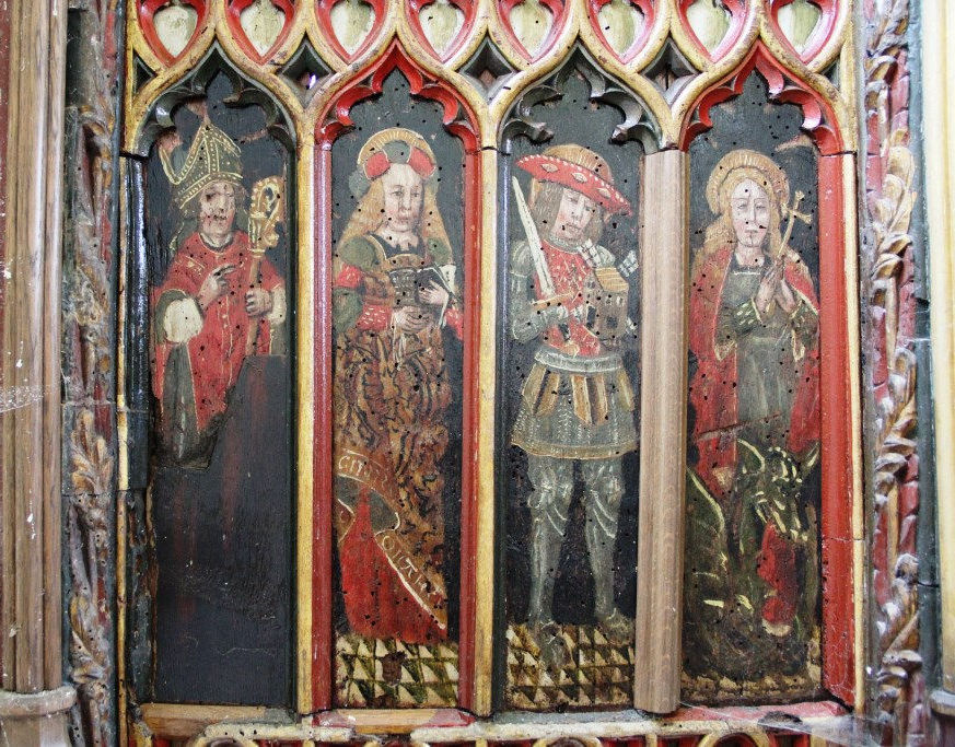 Torbryan right St. Vincent &amp; St Margaret of Antioch